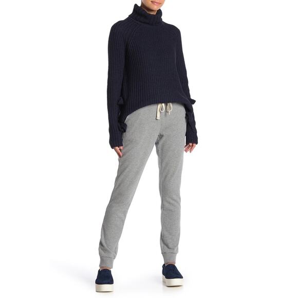 UGG Deven Lounge Grey Fleece Jogger Sweatpants - Picture 1 of 9